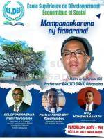 Mampanankarena ny fianarana  Conférence Hotel de Ville Mahajanga