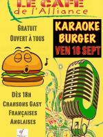Karaoke Burger au Café de l'Alliance