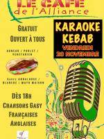 Karaoke Kebab au café de l'Alliance chansons gasy, françaises et anglaises