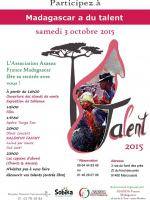 Madagascar a du talent 2015 à Marcoussis