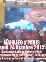 Mahaleo en concert à Paris à la grande salle de l'hôtel de Ville Rosny-Sous-Bois
