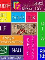 Mahery, Nini, Solo, Luk, Rija Ramanantoanina, Fanja Andriamanantena,  Rivo kely, Naly, Poun - 12 taona Piment Café