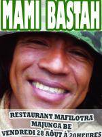 Mami Bastah en concert au Restaurant Mafilotra Majunga Be