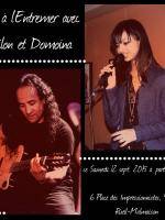 Milon et Domoina en concert à l'Entremer Rueil Malmaison