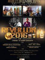 Réveillon 2016 - Cabaret et soirée dansante avec groupe vocal Madatunes au restaurant scolaire Le Guichet Orsay