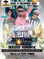 Réveillon Tropical avec Jazz MMC, Rijade et Bogoss Romantic à la salle Le Pett Prince Marseille