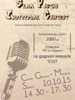 Slam Poetry individual Contest au CGM