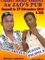 Tsang'Arivelo et Justin Pilipily - Cabaret double ambiance au Jao's Pub