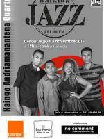 Walking Jazz RLI au carré Antsahavola avec Haingo Andriamanantena Quartet