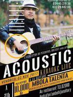 Acoustic karaoke live avec Mbola Talenta au Restaurant Telozoro