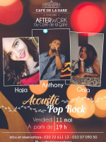 Acoustic Pop tock - Café de la Gare Soarano‍