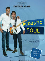 Acoustic Soul avec Princia Dadah & Jao - Café de la Gare Soarano‍