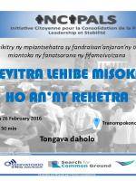 Adihevitra lehibe misokatra hoan'ny rehetra Tranompokonolona Analakely