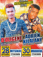 Adrien‍ & D'Oligene‍ en concert Mitsinjo - Ambararatabe