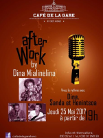 after work by Dina Mialinelina‍ au Café de la Gare Soarano‍