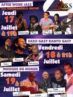 After work Jazz : avec Andriambelo Group Poon, Voahirana, Andry Sylvano, Naivo, Do.
Vazo gasy kanto