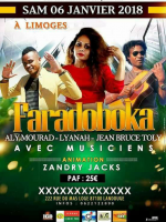 Aly Mourad‍ , Lianah‍ & Jean Bruce Toly‍ - faradoboka - Salle des fêtes Landouge Limoges‍