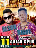 Ambiance ambony degré avec Alson & Rigot au JAO'S PUB