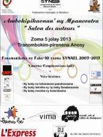 Fanamarihana ny faha-10 taona Synael 2003-2013 - Varotra fampirantiana boky sy vela-kevitra :
Ny bo