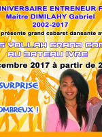 Amoros‍ au grand complet au Bateau Ivre Toamasina‍ jubilé anniversaire