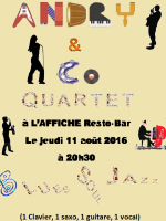 Andry & Co Quartet - L'Affiche Resto-Bar Toamasina