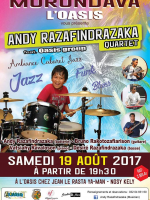 Andy Razafindrazaka‍ quartet jazz funk blues - L'Oasis Morondava