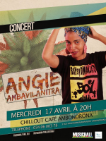 Angie‍ en concert Chillout Café Ambondrona‍