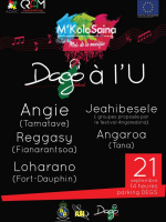 Angie‍, Reggasy‍, Ny Loharano‍, Jeahibesele‍ & Angaroa‍ - Dago festival à l'U - Parking DEGS