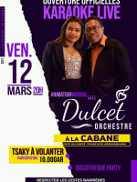 Animation musicale avec Dulcet Orchestre - Cabane Lounge Bar Karaoke Andavamamba‍