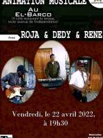 Animation musicale El Barco Toamasina Roja, Dedy, René