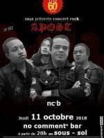 Apost en concert No Comment Bar Isoraka