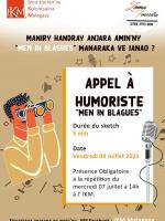 Appel à humoriste IKM Ivon-toeran'ny Kolontsaina Malagasy