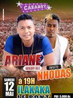 Ariane & Nhodas en cabaret Le Pont Karaoke Dancing Ilakaka