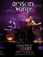 Arison Vonjy en concert Piment Café Behoririka