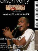 Arison Vonjy en concert au Piment Café