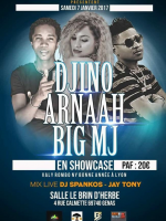 Arnaah‍, Big MJ‍ & Djino‍ en showcase - Restaurant Le Brin d'Herbe‍