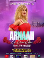 Arnaah‍ en show case La Sirene Ambatoloaka‍
