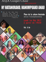 Asja Gospel Choir‍ en concert Place de la culture Antsirabe‍