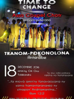 Asja Gospel Choir en concert Tranom-pokonolona Antsirabe