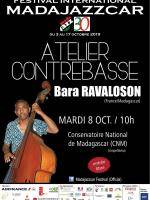 Atelier contrebasse avec Bara Ravaloson Quintet Conservatoire National De Madagasikara CNM