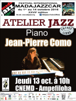 Atelier Jazz avec Jean-Pierre Como - CNEMD Ampefiloha‍