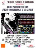 Atelier participatif de Slam avec Kaylah à l'Alliance Française de Mahajanga