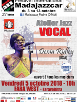 Atelier vocal avec Denia Ridley - Fara West Faravohitra‍