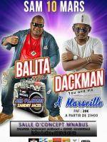 Balita & Dackman en show case O'Concept Marseille