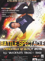 Battle spectacle au Vakok'Arts Trano