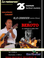 Bekoto - Alin-dririnina - cabaret au 26 Twentysix
