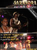 Beloba Sarandra au grand complet au Glacier