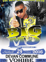 BIG MJ en concert hotel de ville Vohibe