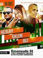 Bilo, Khelene, Hazolahy en concert Emeraude 91