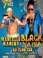 Black Nadia & Marcello Kabiry en showcase Club 138 - La Réunion